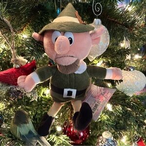 Vintage Original Tag Boss Elf Island of Misfits Stuffins Plush